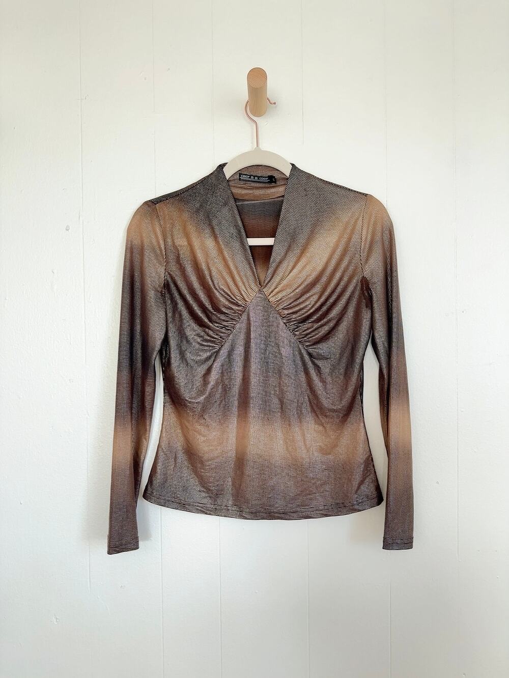 VHTF Vtg 90s Cody Cody by Cody Kondo Japanese Metallic Studded Top Harajuku